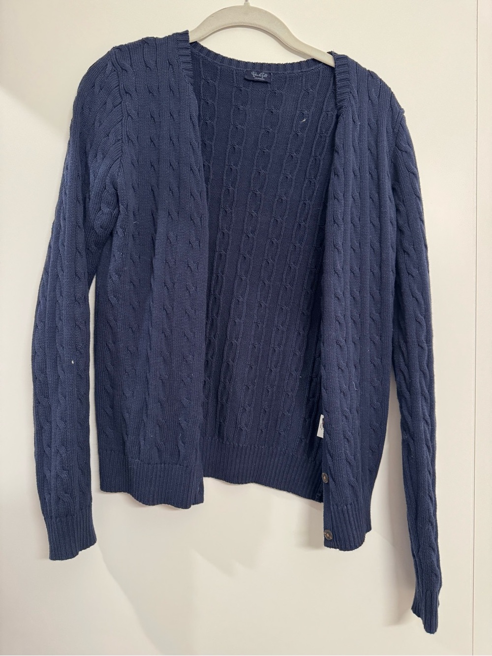Brandy Melville John Galt Blue Zoe Cable Knit Cardigan - Picture 3 of 5